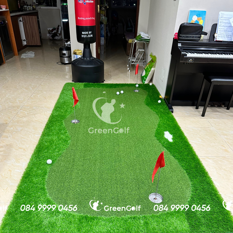 Thảm Tập Golf  Putting 1.5x3M - Luyện tập Golf chuyên nghiệp tại nhà
