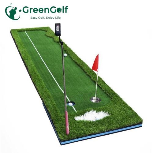 Combo Khung Tập Golf 3x3x3 + Thảm Swing 1m2 x 1m2 + Thảm Put 0.75m x 3m + Thảm Cỏ Nhân Tạo 3m x 3m - CBKL9