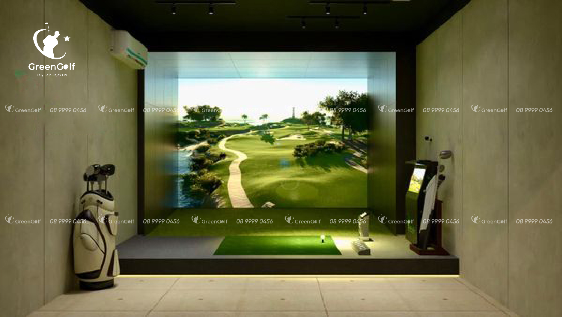 Tư vấn thiết kế và Thi công lắp đặt Phòng Golf 3D tại Hải Phòng