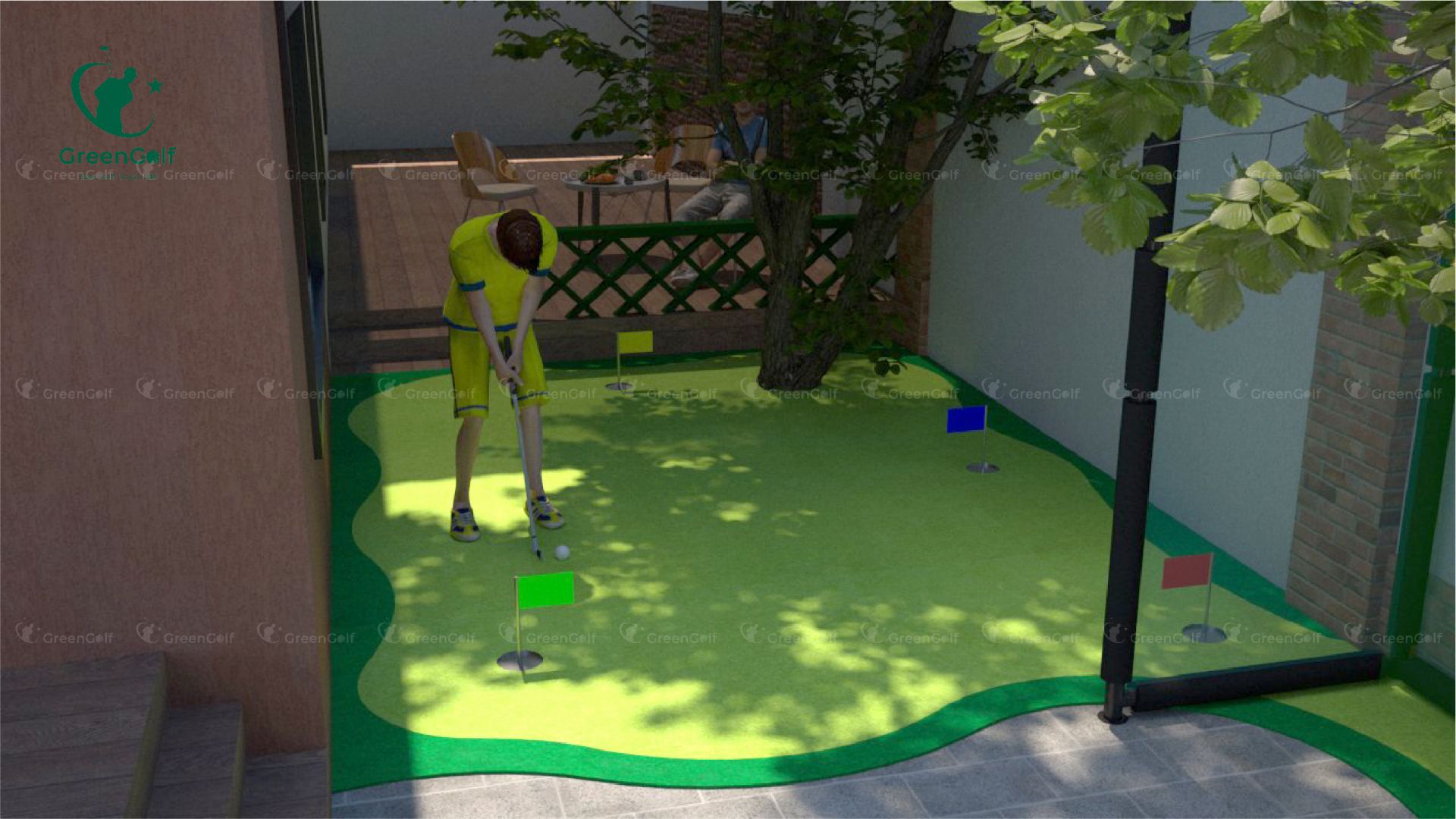 Thiết kế sân golf mini tại Sơn Tây - TVTK2