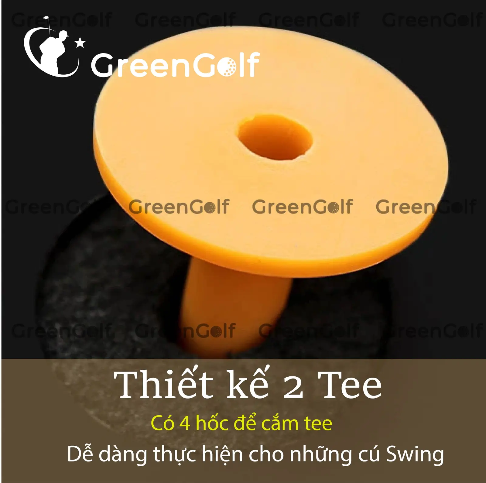 Thảm Tập Swing Golf 2D 1,5 x 1,5M - TTS1515
