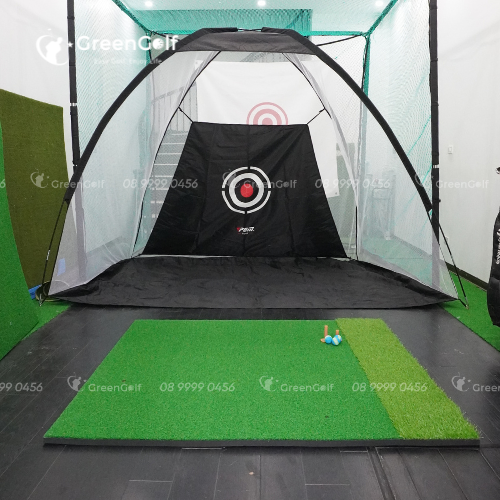 Combo Lều Tập Golf 2X3m + Thảm Tập Swing 1.5X1.5m + Tặng Kèm 3 Bóng Xốp Chơi Kỹ Thuật + 2 Tee