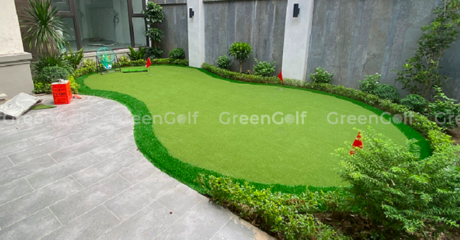 Thi công sân tập golf mini tại Hà Đông - TC9
